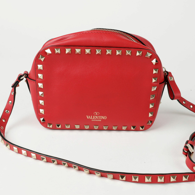 VALENTINO Rockstud 相機肩斜背包 2B0809-3