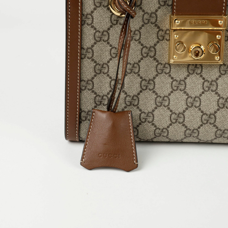 GUCCI 掛鎖小號肩背包 498156-2