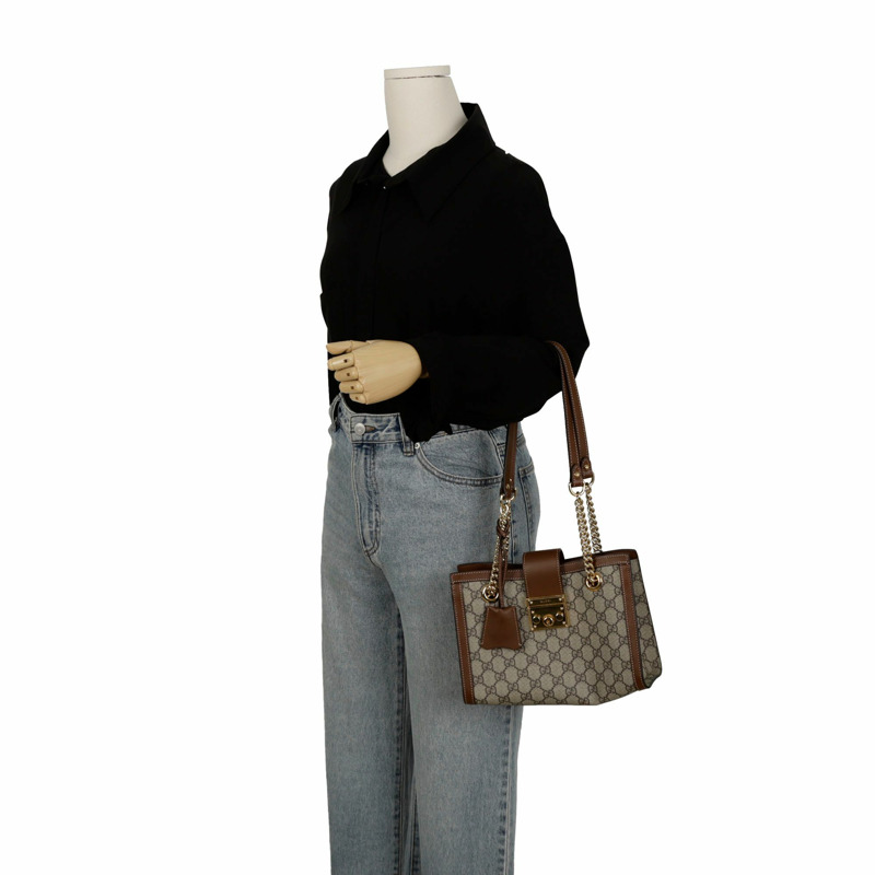 GUCCI 掛鎖小號肩背包 498156-9