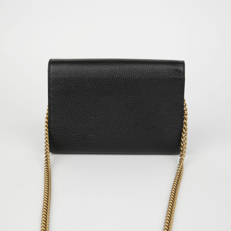 GUCCI GG Marmont 鏈錢包單肩包 779777-3