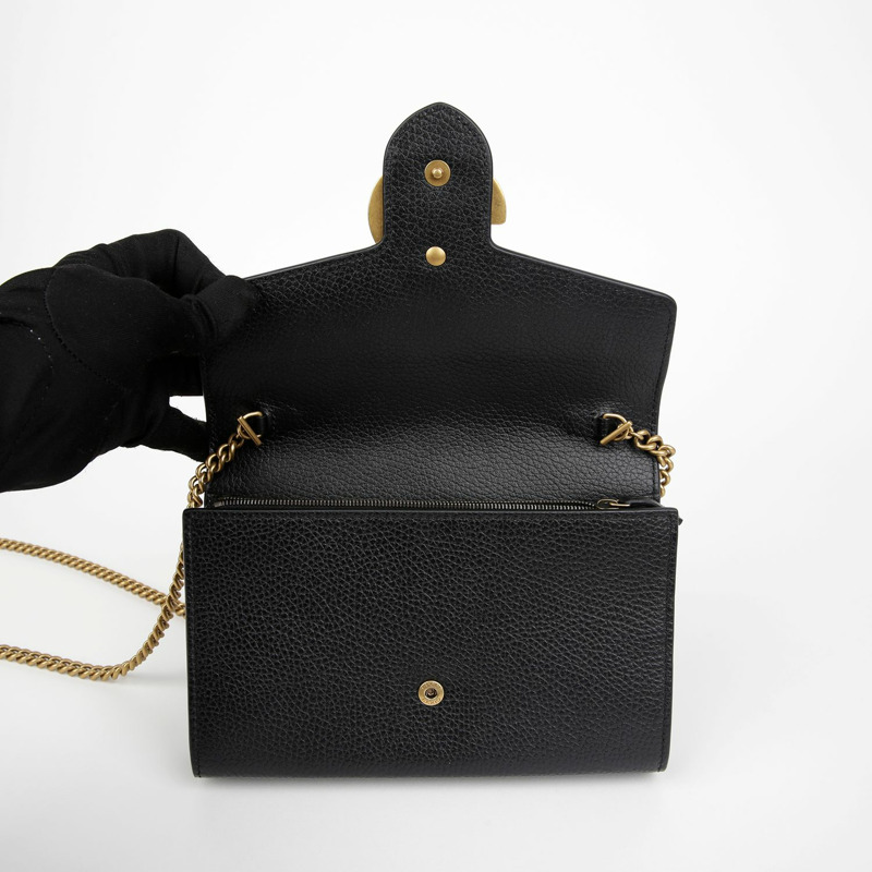 GUCCI GG Marmont 鏈錢包單肩包 779777-8