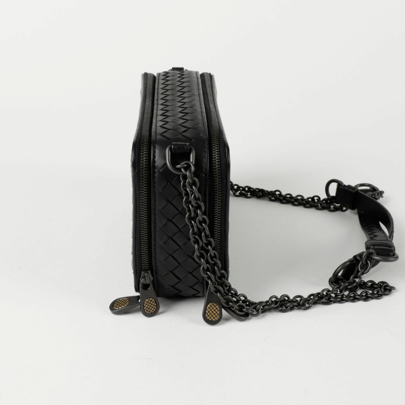 BOTTEGA VENETA Intrecciato 編織方肩斜背包 547305-2