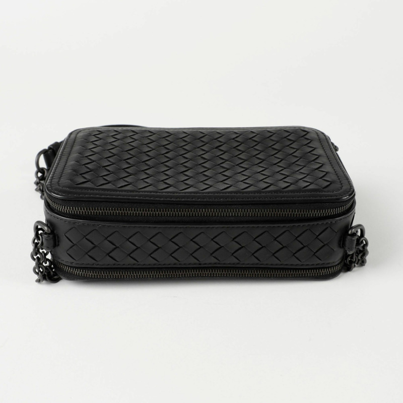 BOTTEGA VENETA Intrecciato 編織方肩斜背包 547305-5