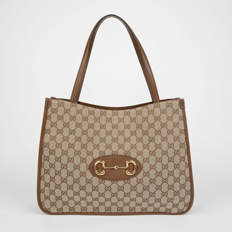 GUCCI Horsebit 1955 購物手提單肩包 623694-1