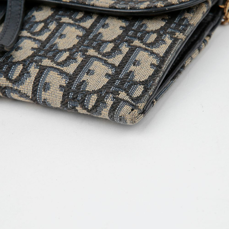 DIOR S5614CTZQ 馬鞍鏈 WOC 肩斜背包-5