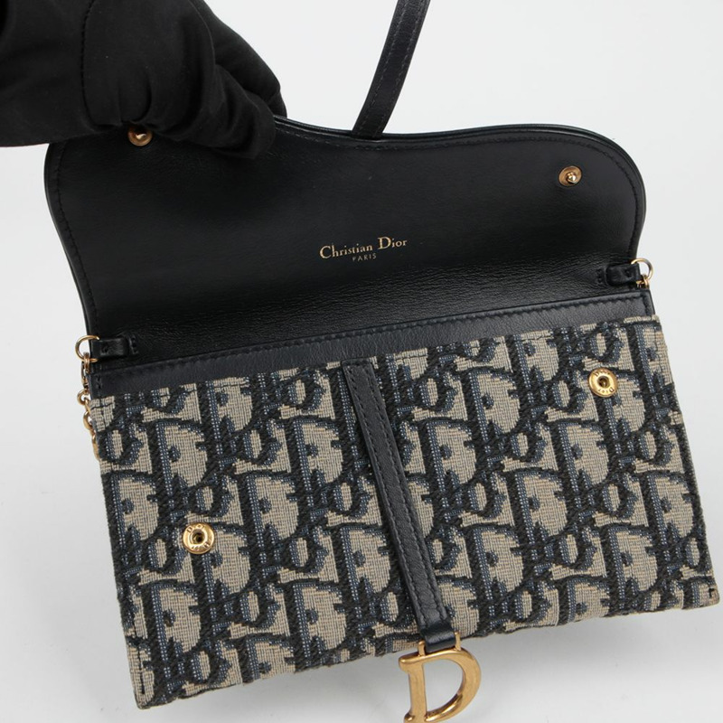 【包稅】DIOR S5614CTZQ 馬鞍鏈 WOC 肩斜背包-9