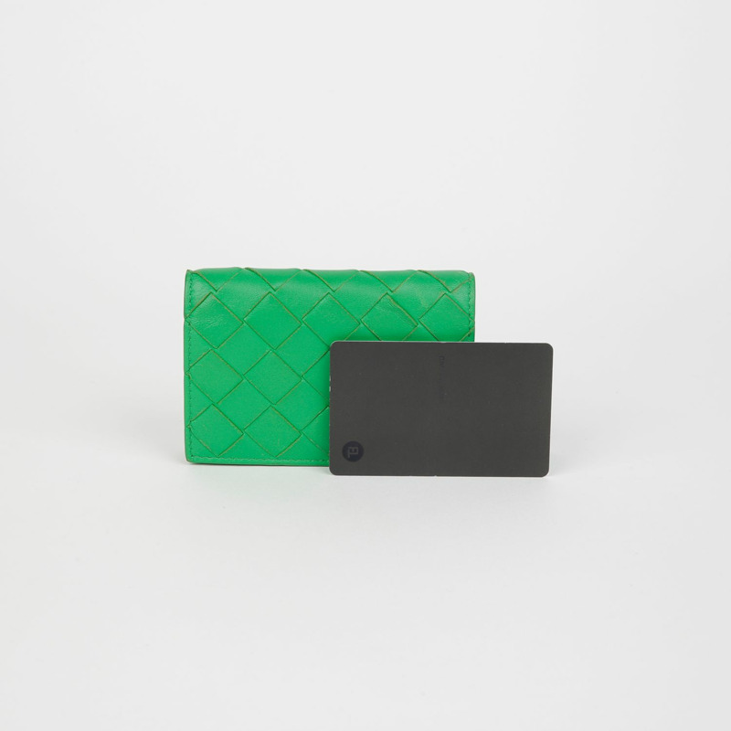 BOTTEGA VENETA Intrecciato編織卡包 667141-12