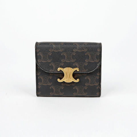 CELINE 10D782CQH Triumph 小號翻蓋皮夾