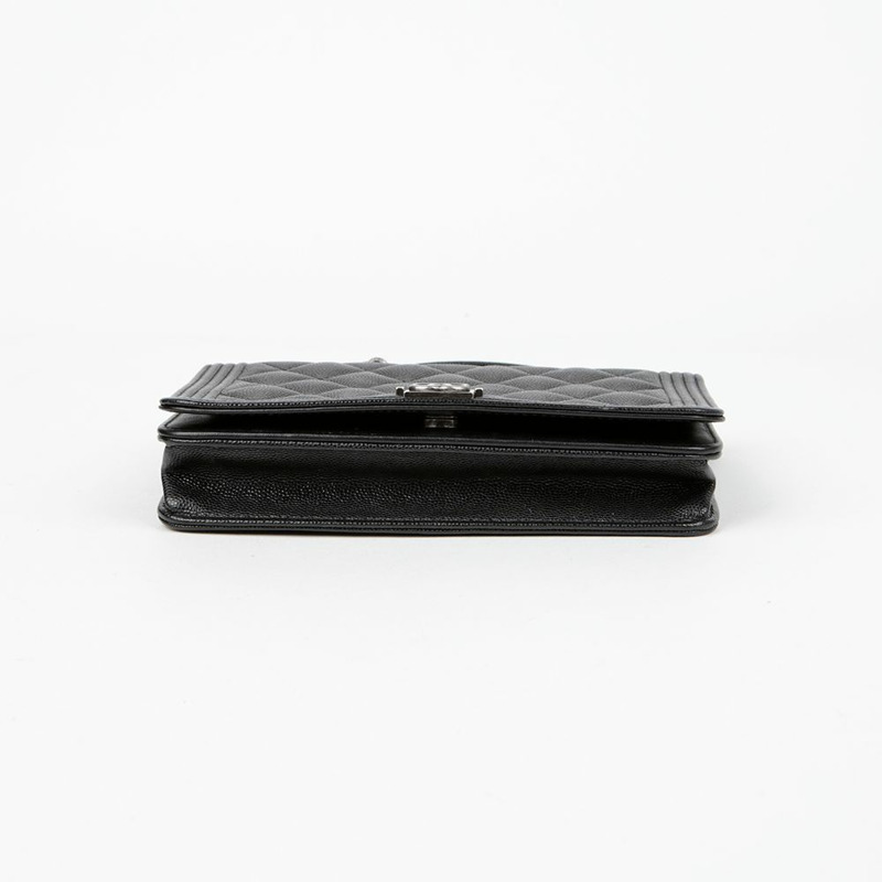 CHANEL Caviar Skin Boy WOC 肩斜背包 AP1117-5