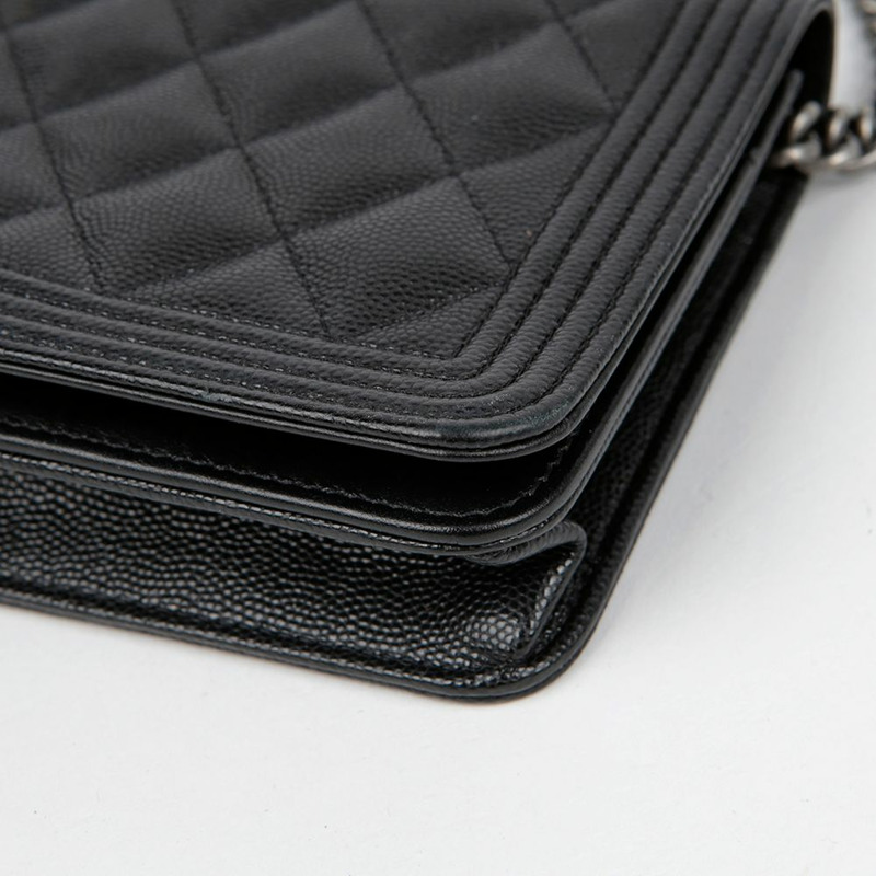 CHANEL Caviar Skin Boy WOC 肩斜背包 AP1117-6