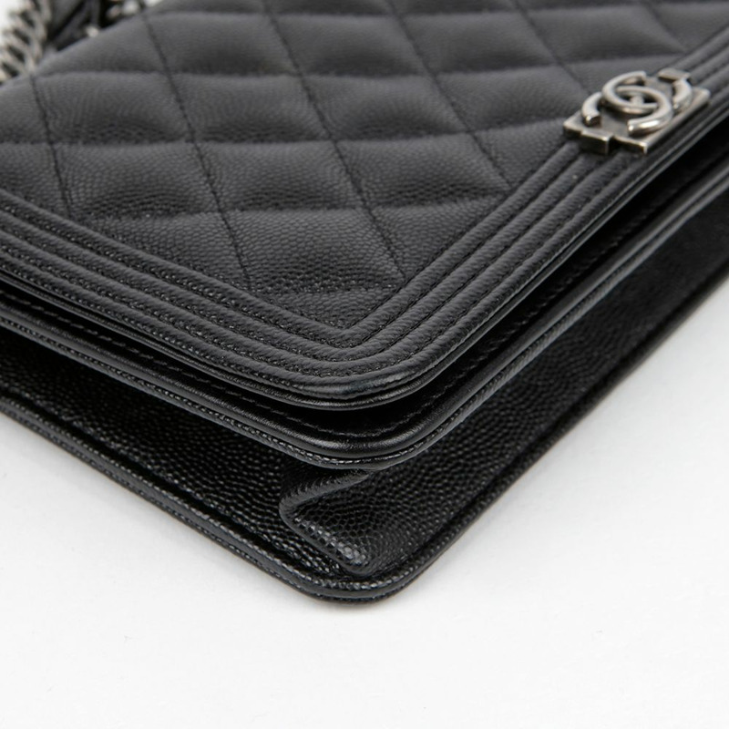CHANEL Caviar Skin Boy WOC 肩斜背包 AP1117-7