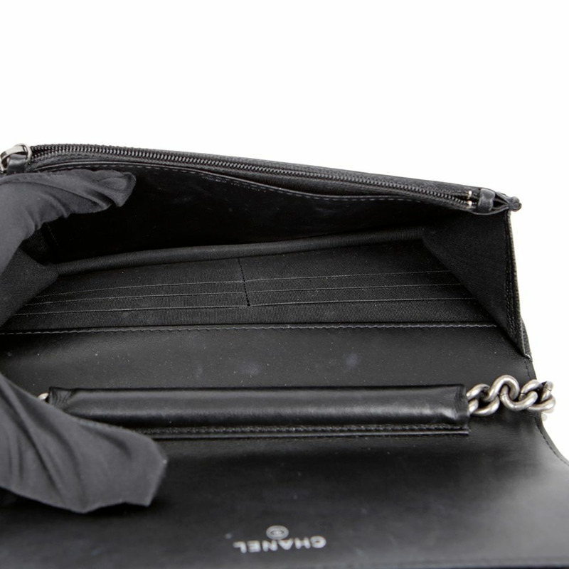 CHANEL Caviar Skin Boy WOC 肩斜背包 AP1117-10