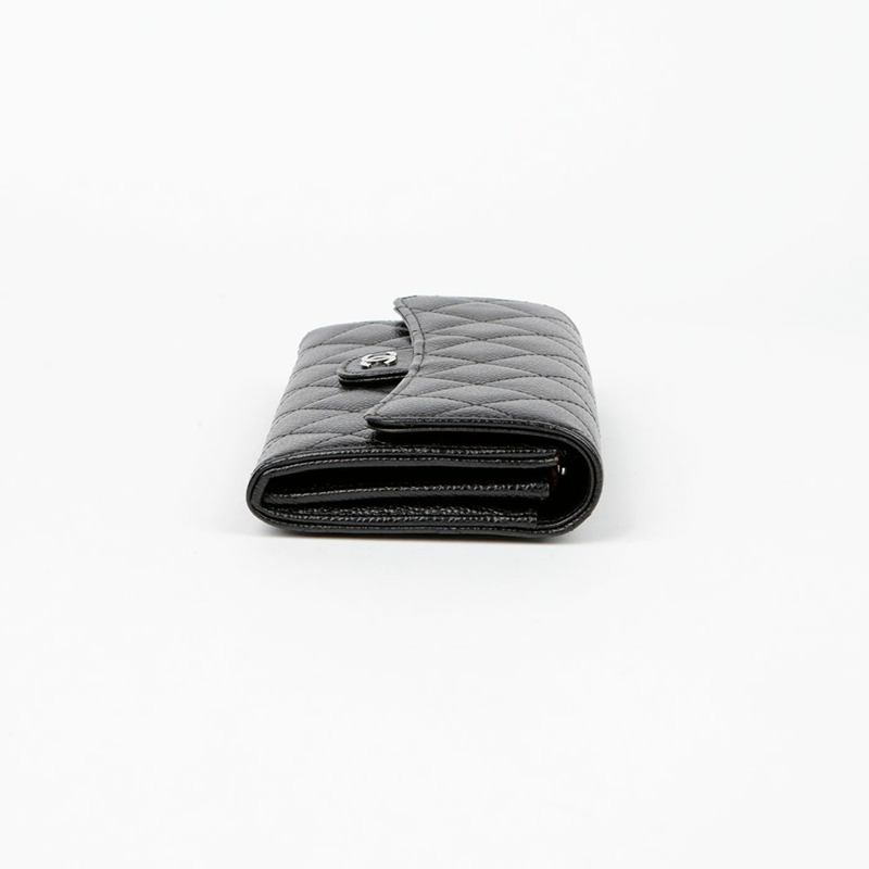 CHANEL Caviar Skin 經典長版皮夾 AP0241-4