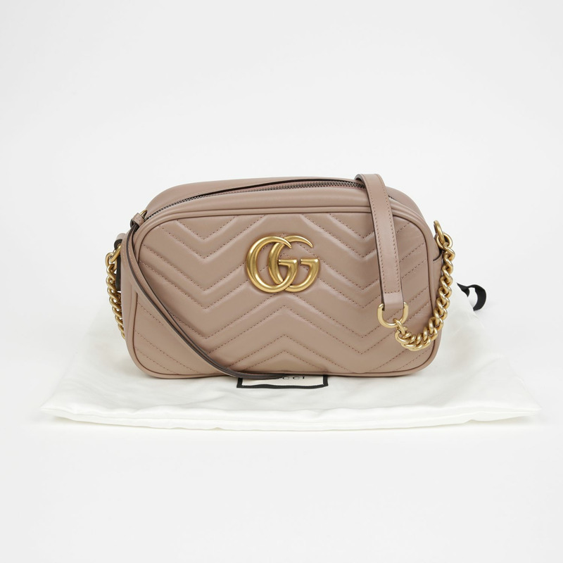 GUCCI GG Marmont 小號肩斜背包 447632-0