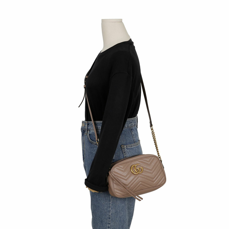 GUCCI GG Marmont 小號肩斜背包 447632-8