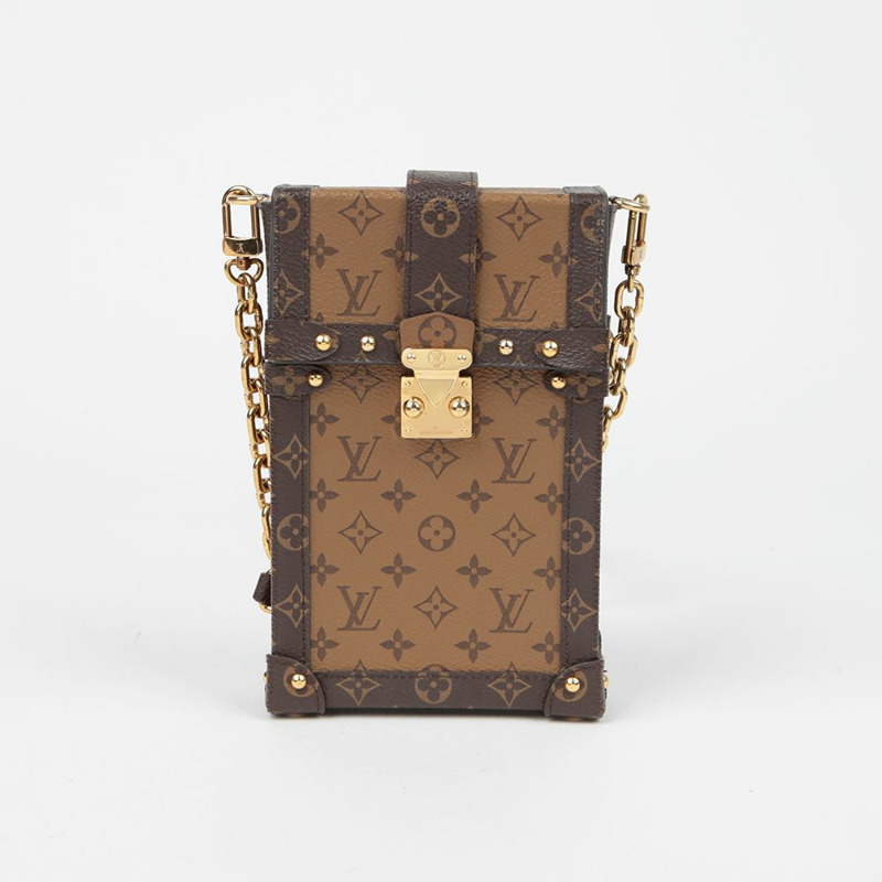LOUIS VUITTON Pochette Trunk 垂直斜背包 M67873-1