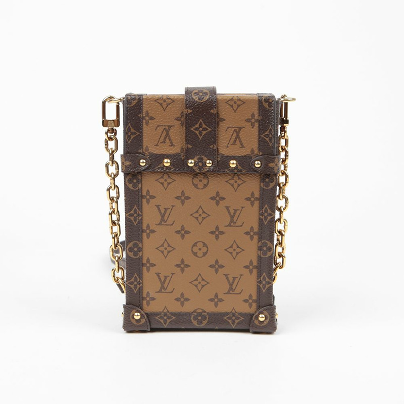 LOUIS VUITTON Pochette Trunk 垂直斜背包 M67873-3