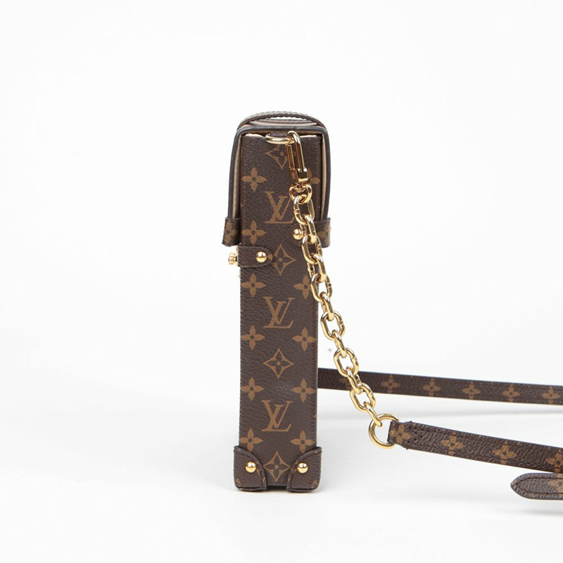 LOUIS VUITTON Pochette Trunk 垂直斜背包 M67873-4
