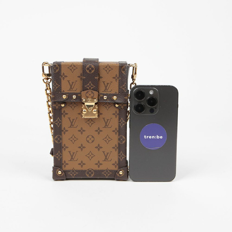 LOUIS VUITTON Pochette Trunk 垂直斜背包 M67873-9