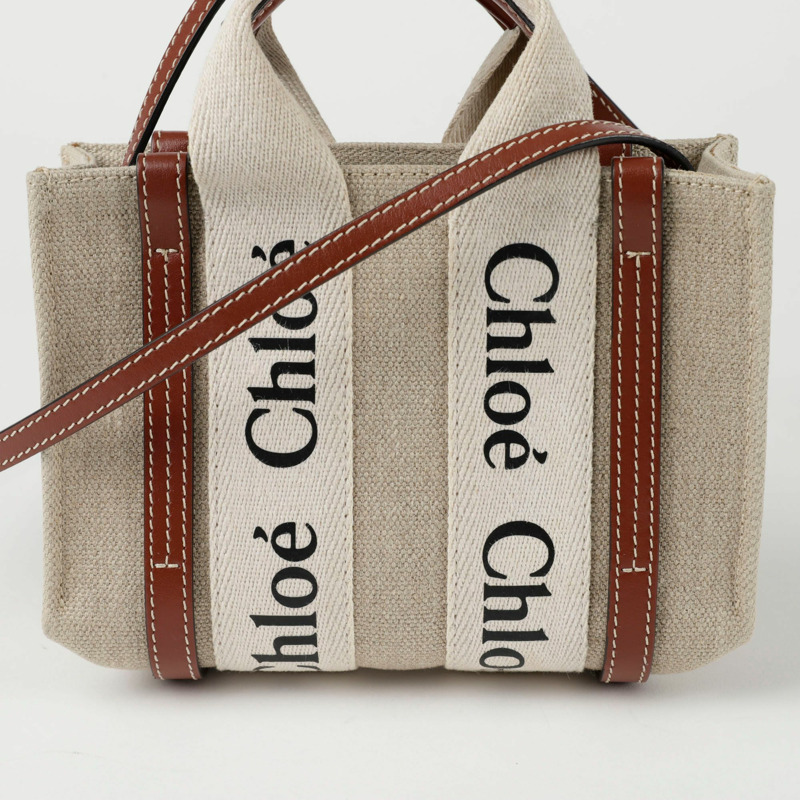 CHLOE CHC22AP237 Woody 迷你托特肩背包-1