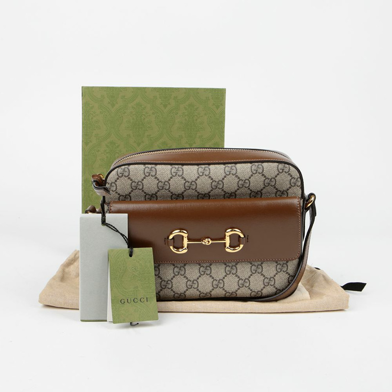 GUCCI Horsebit 1955 小號斜背包 645454-0