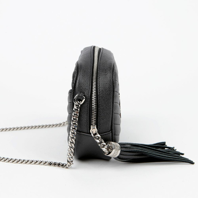SAINT LAURENT Lumi 迷你鏈條單肩斜背包 612579-4