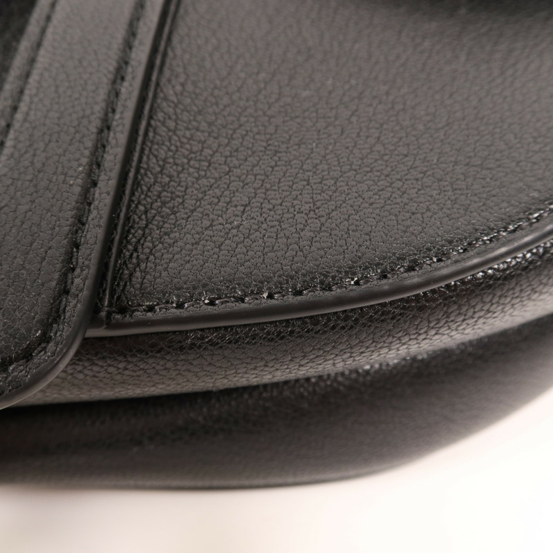 Dior 牛皮皮革Saddle Bag金扣手挽肩背兩用袋-5