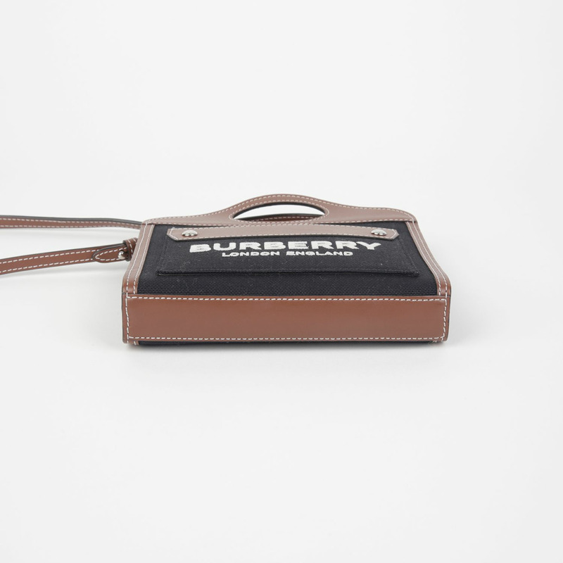 BURBERRY 口袋微型托特單肩包 8055187-4