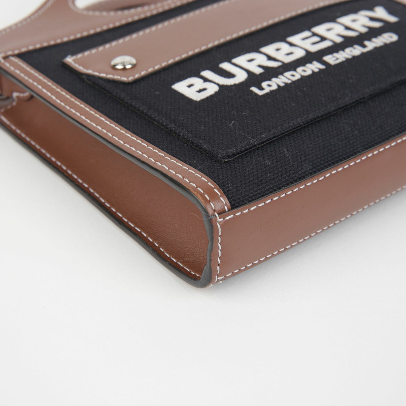 BURBERRY 口袋微型托特單肩包 8055187-5