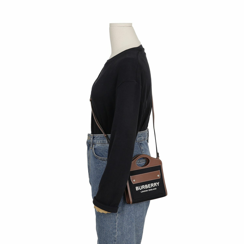 BURBERRY 口袋微型托特單肩包 8055187-9