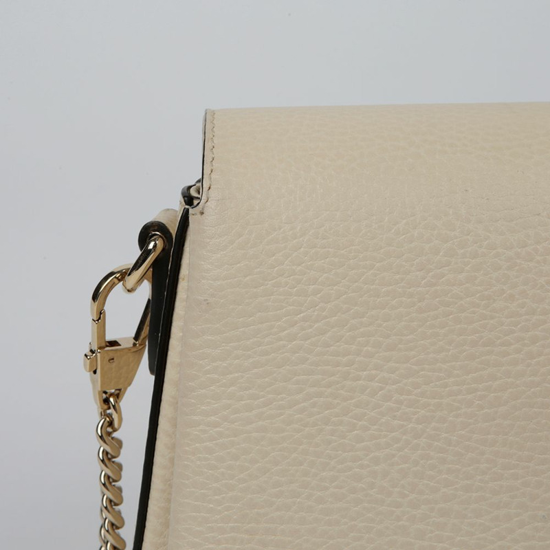 【包稅】GUCCI 互扣鏈條單肩斜背包 607720-4