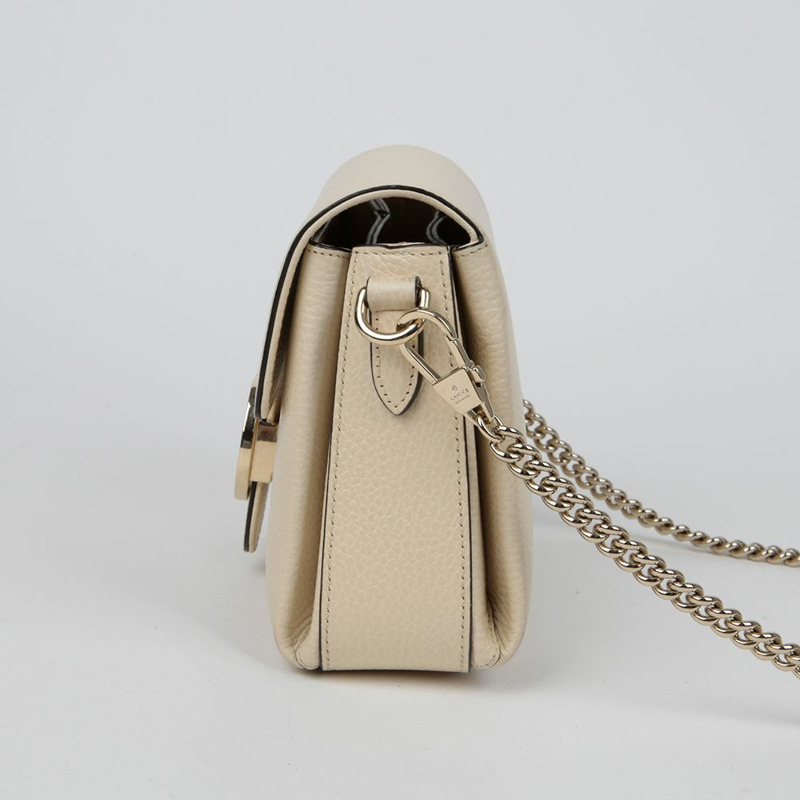 【包稅】GUCCI 互扣鏈條單肩斜背包 607720-5
