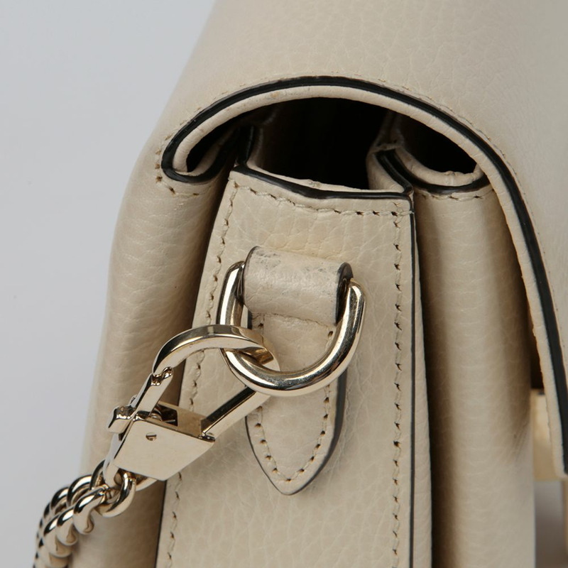 【包稅】GUCCI 互扣鏈條單肩斜背包 607720-7