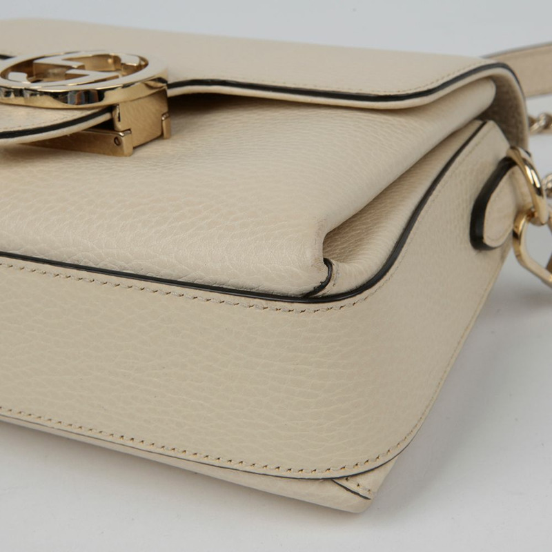 【包稅】GUCCI 互扣鏈條單肩斜背包 607720-9