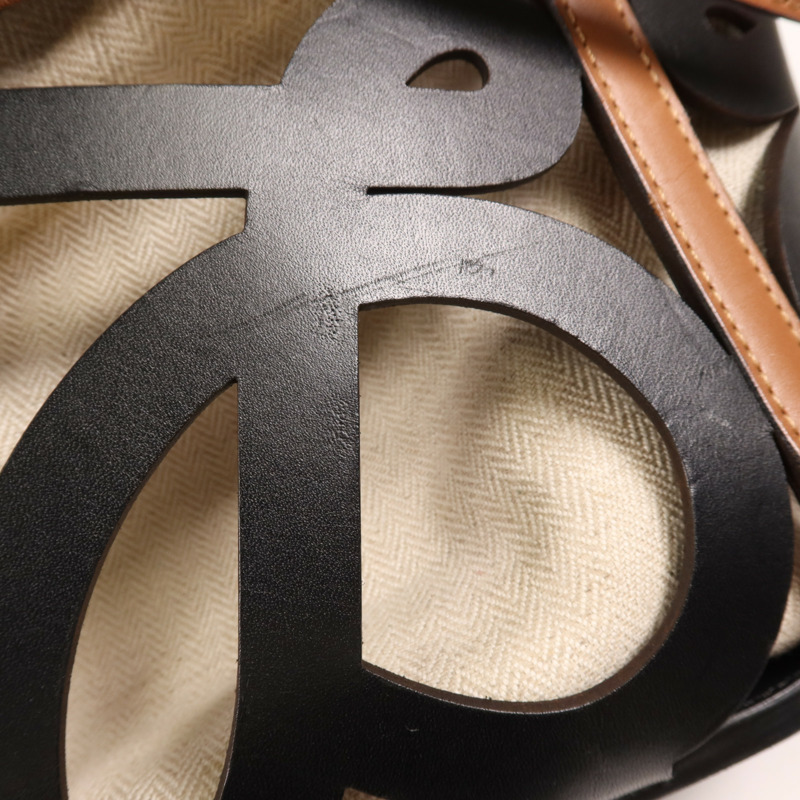 LOEWE 牛皮皮革Anagram Tote肩背袋-15