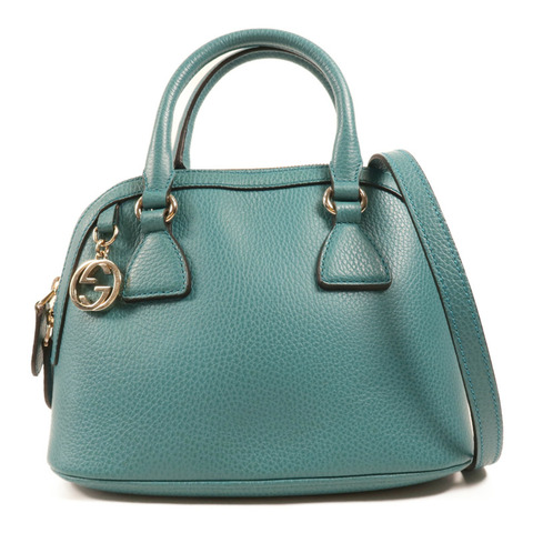 GUCCI 牛皮皮革2 Way Shoulder Bag金扣手挽肩背兩用袋