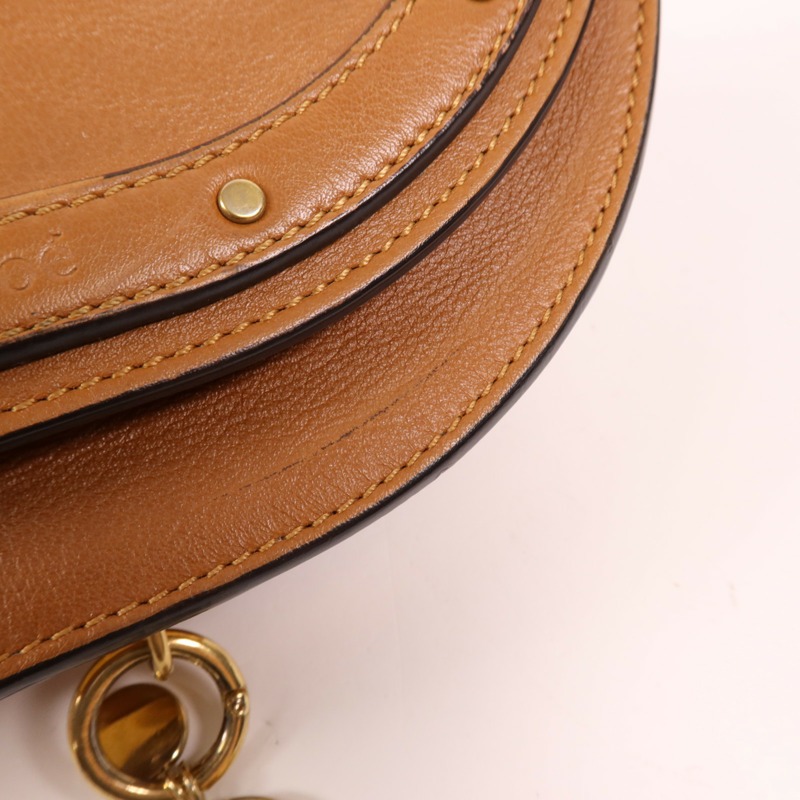 Chloe 牛皮皮革Shoulder Bag金扣手挽肩背兩用袋-14