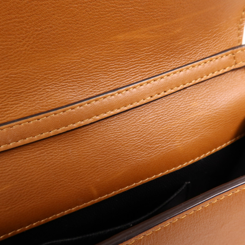 Chloe 牛皮皮革Shoulder Bag金扣手挽肩背兩用袋-17