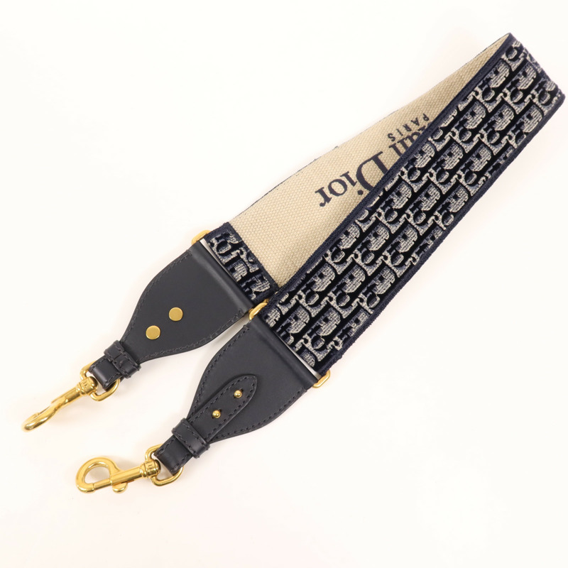 Dior 帆布Shoulder Strap金扣肩背帶-1