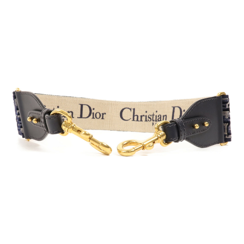 Dior 帆布Shoulder Strap金扣肩背帶-2