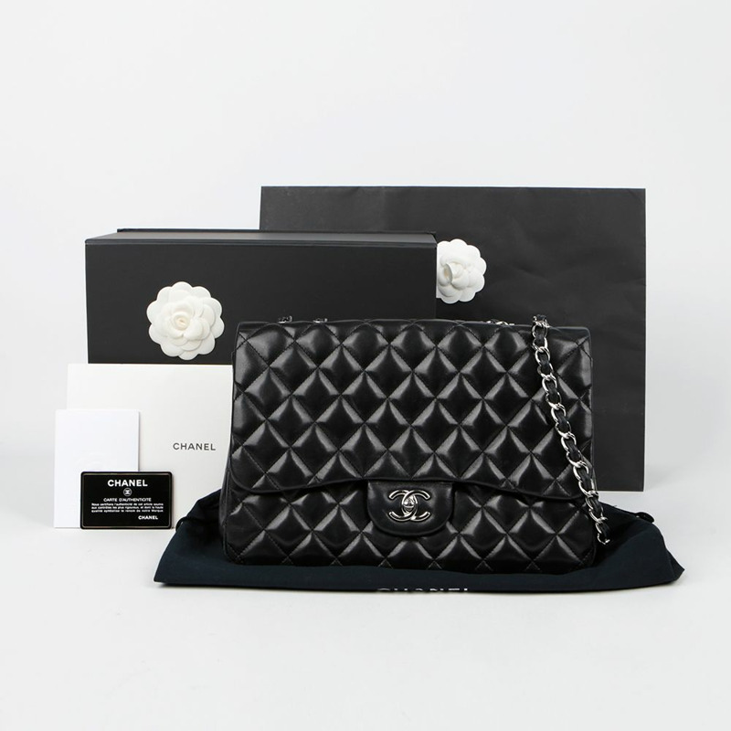 CHANEL 經典大號翻蓋單肩包 A28600-0
