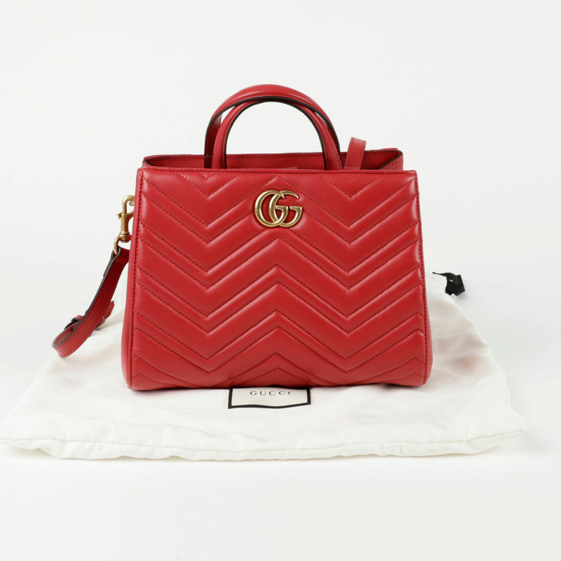 GUCCI GG Marmont 托特單肩包 448054-0