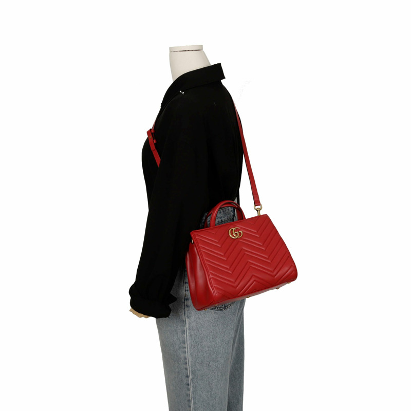 GUCCI GG Marmont 托特單肩包 448054-13