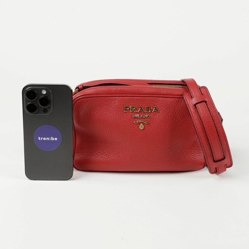 PRADA 1BH093 相機肩斜背包-12