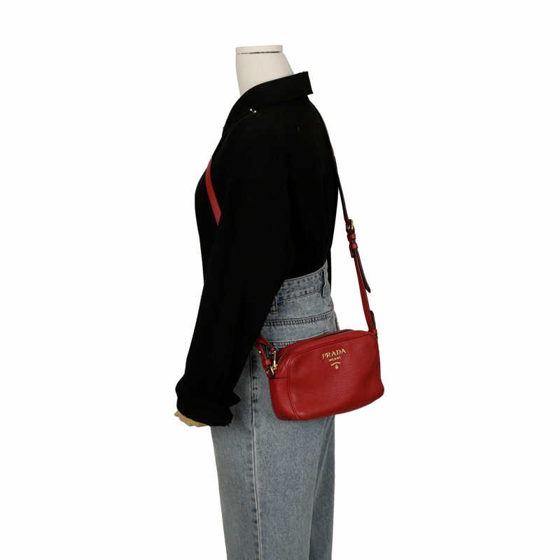 PRADA 1BH093 相機肩斜背包-14