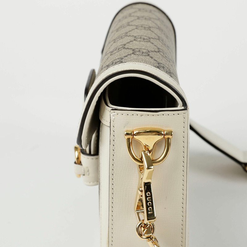 【包稅】GUCCI Horsebit 1955 迷你肩斜背包 658574-4