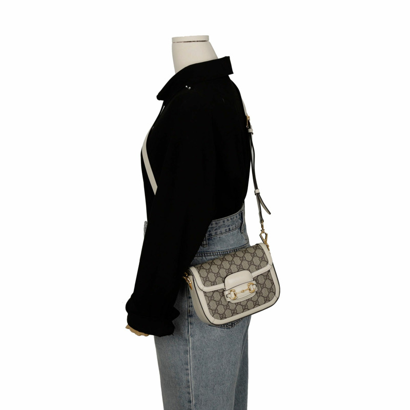 GUCCI Horsebit 1955 迷你肩斜背包 658574-10