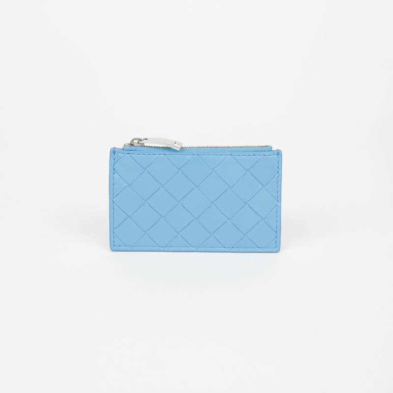 BOTTEGA VENETA Intrecciato 鑰匙扣卡包-0