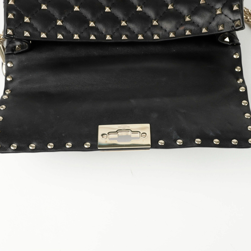 VALENTINO 1B0122 Lockstart Spike 中單肩斜背包-7