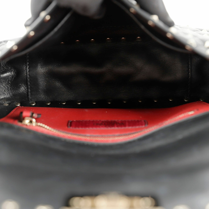VALENTINO 1B0122 Lockstart Spike 中單肩斜背包-9